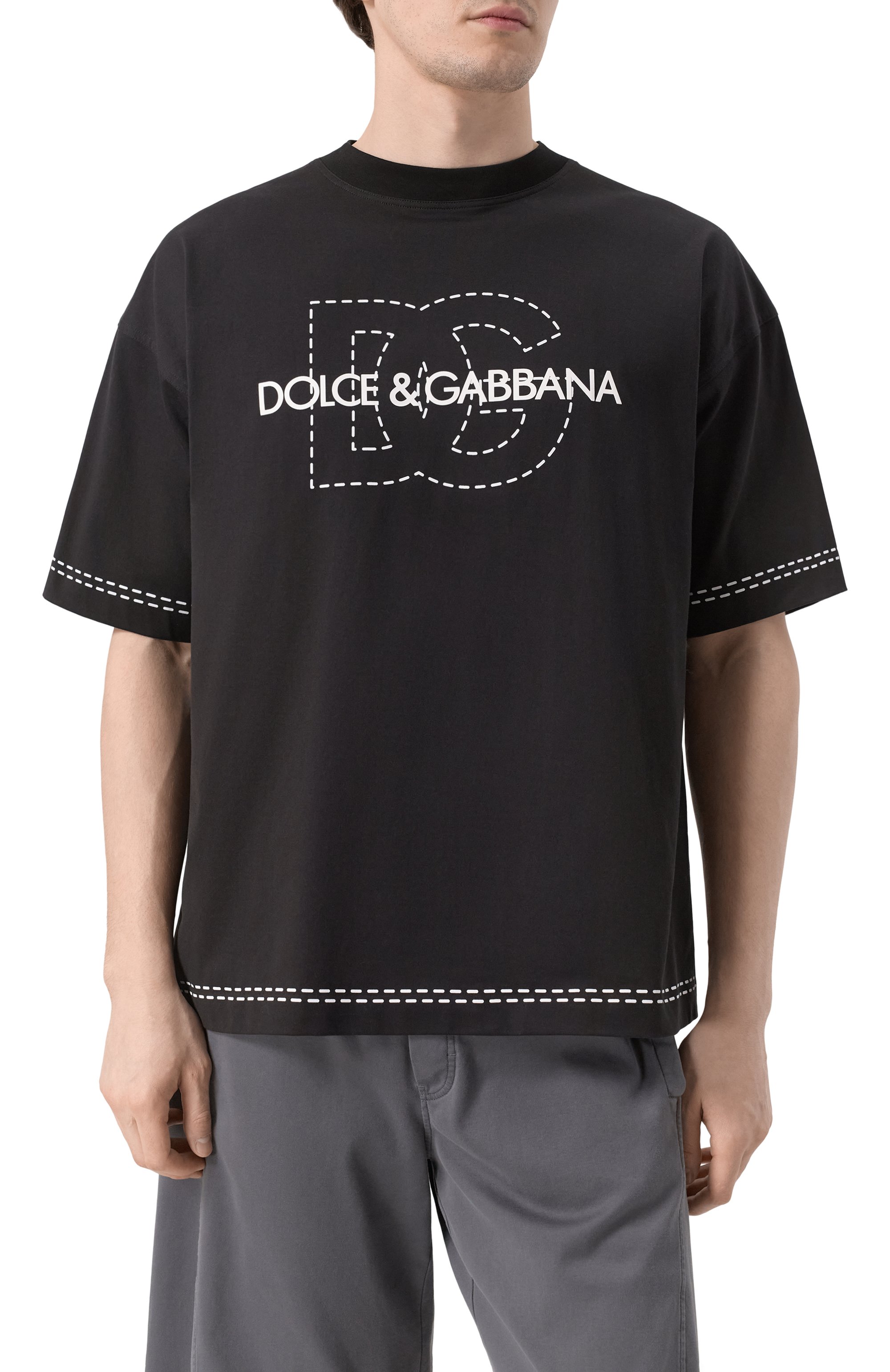 Хлопковая футболка DOLCE & GABBANA, арт. G8SH6T/G705U, фото 3