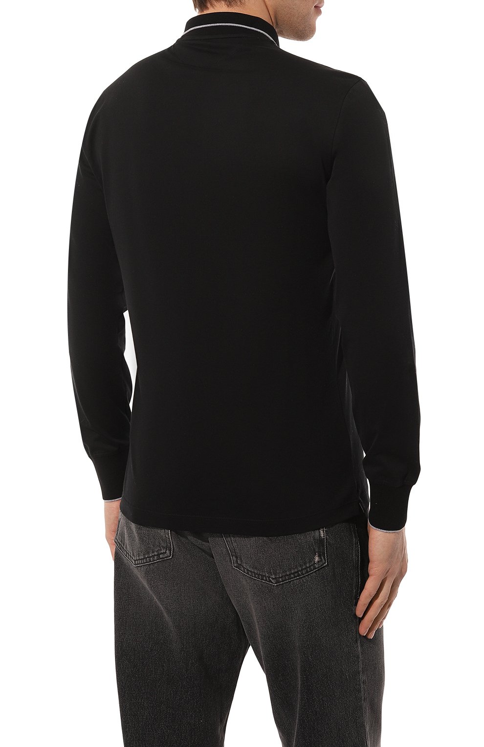 Хлопковое поло BRUNELLO CUCINELLI, арт. M0T619769G, фото 4