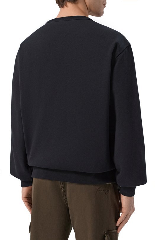 Хлопковый свитшот Burberry 8101889 Чёрный  8101889 Фото 4