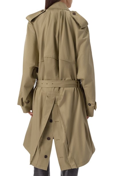 Хлопковый тренч BALENCIAGA, арт. 839117/TSP13, фото 4