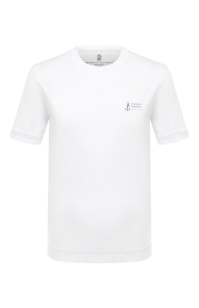 Хлопковая футболка BRUNELLO CUCINELLI, арт. M0T618442P, фото 1