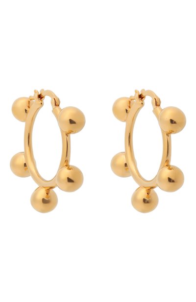 Серьги JIL SANDER золотого цвета по цене 84350 руб., арт. J12VG0364 P4877, фото 3 Серьги JIL SANDER, арт. J12VG0364 P4877, фото 3