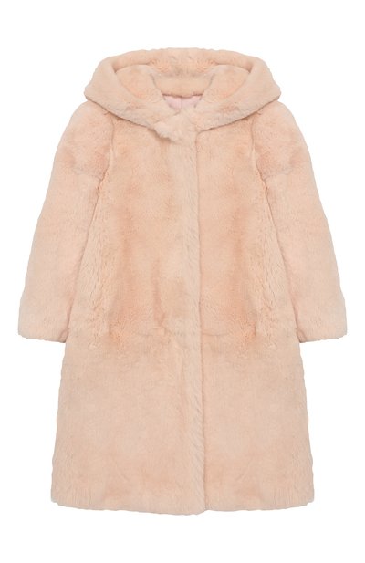 Шуба из кролика YVES SALOMON ENFANT, арт. 20WEM904XXREXX/8-10