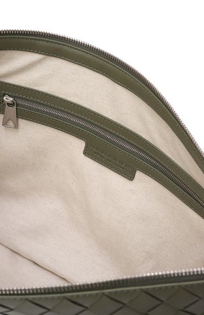 Сумка intrecciato day BOTTEGA VENETA хаки цвета по цене 346500 руб., арт. 855415/V2HL1, фото 4 Сумка intrecciato day BOTTEGA VENETA, арт. 855415/V2HL1, фото 4