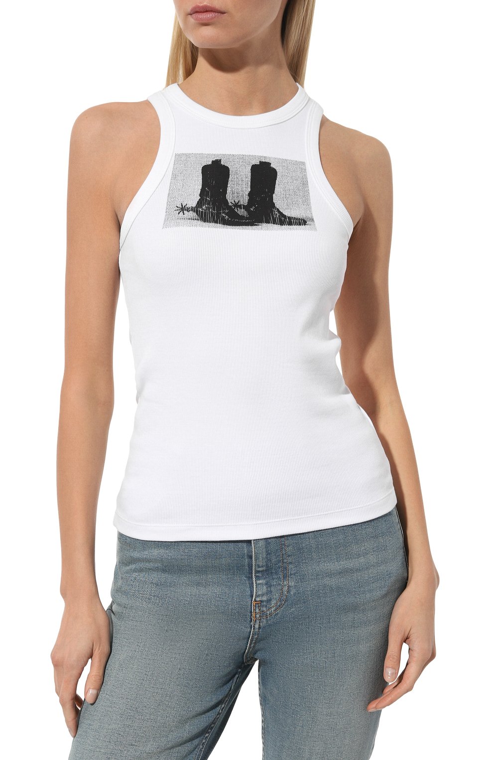 Хлопковая майка HUGO, арт. 50508634, фото 3