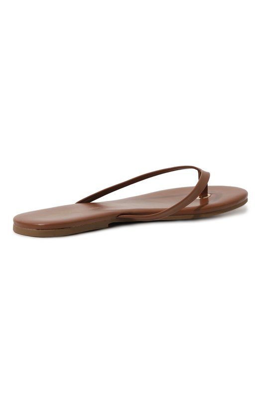 Кожаные шлепанцы Melissa Odabash SANDALS CR Коричневый  SANDALS CR Фото 5