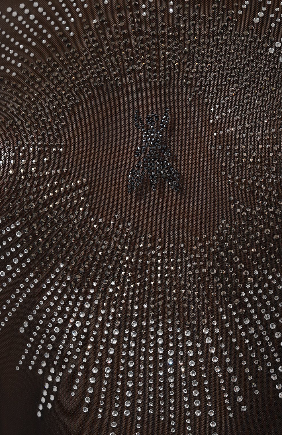 Топ с отделкой пайетками PATRIZIA PEPE черного цвета по цене 13800 руб., арт. 8M1519_J134, фото 5 Топ с отделкой пайетками PATRIZIA PEPE, арт. 8M1519_J134, фото 5
