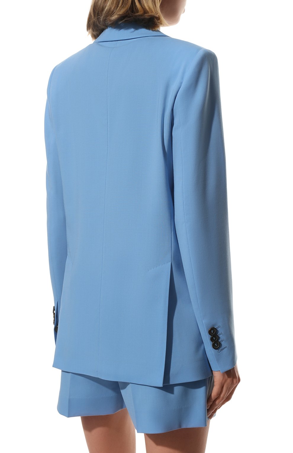 Жакет DSQUARED2 голубого цвета по цене 117500 руб., арт. S75BN0805/S54411, фото 4 Жакет DSQUARED2, арт. S75BN0805/S54411, фото 4