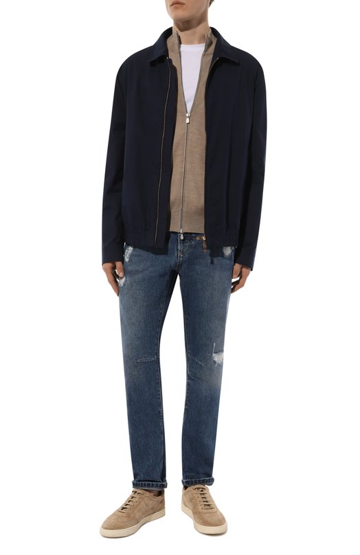 Кардиган из шерсти и кашемира Brunello Cucinelli M2400106 Бежевый  M2400106 Фото 2