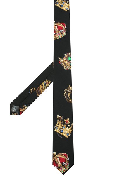 Шелковый галстук DOLCE & GABBANA разноцветного цвета по цене 19400 руб., арт. GT149E/G0TAV, фото 2 Шелковый галстук DOLCE & GABBANA, арт. GT149E/G0TAV, фото 2