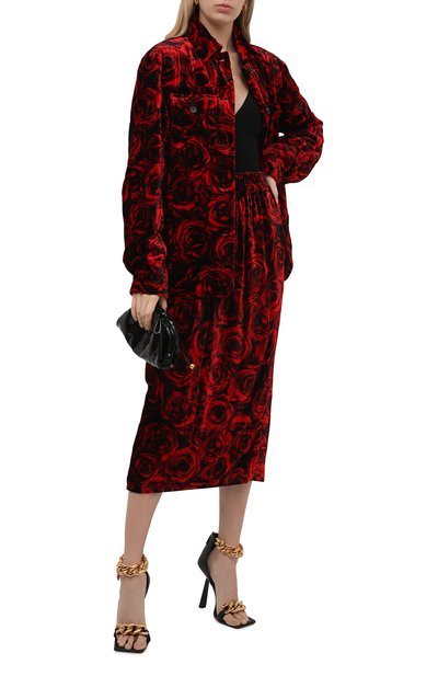 Куртка из вискозы и шелка DRIES VAN NOTEN, арт. 212-010522-3501, фото 2