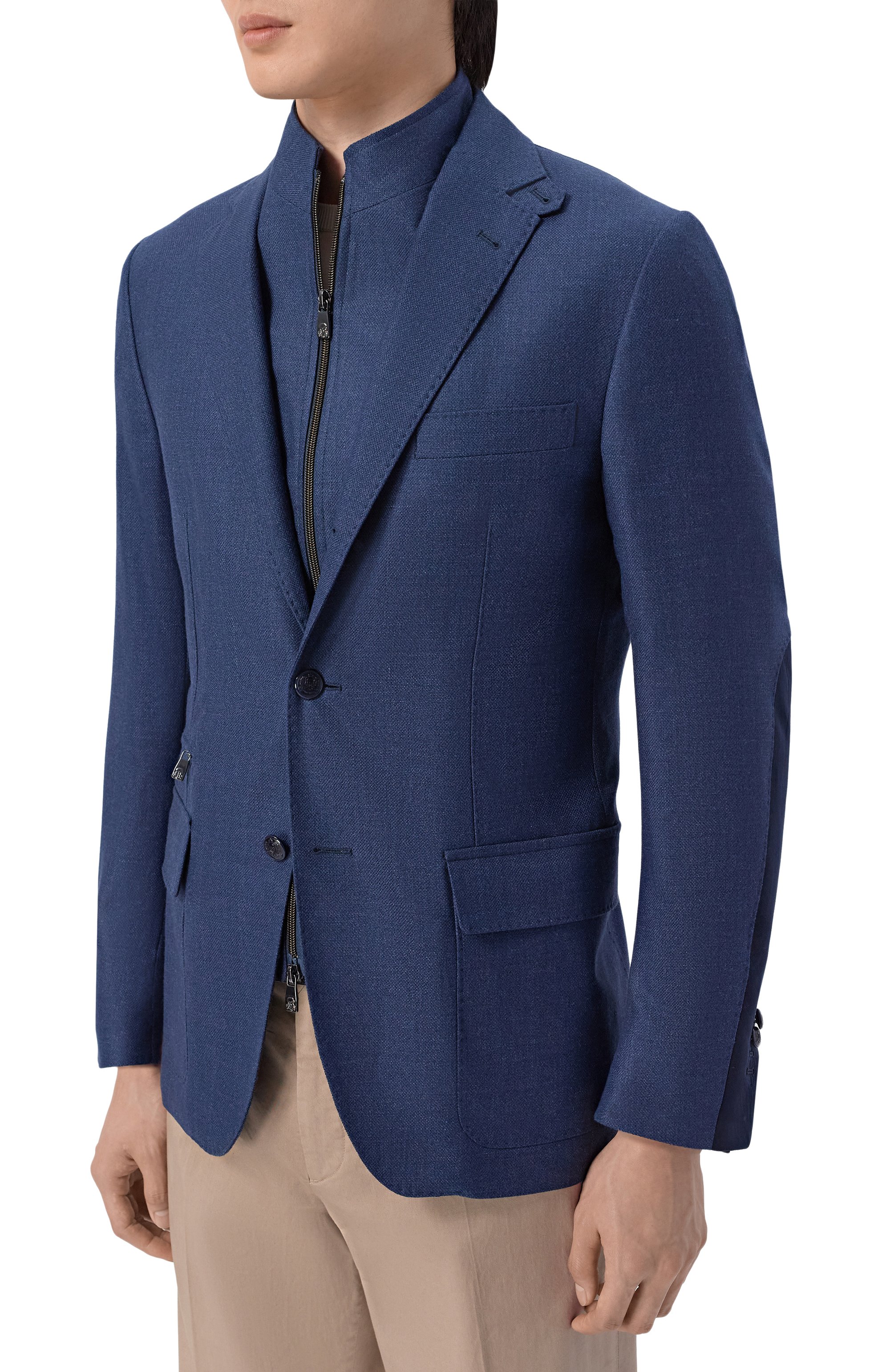 Пиджак из шелка и шерсти CORNELIANI, арт. 27X595/2718266, фото 3