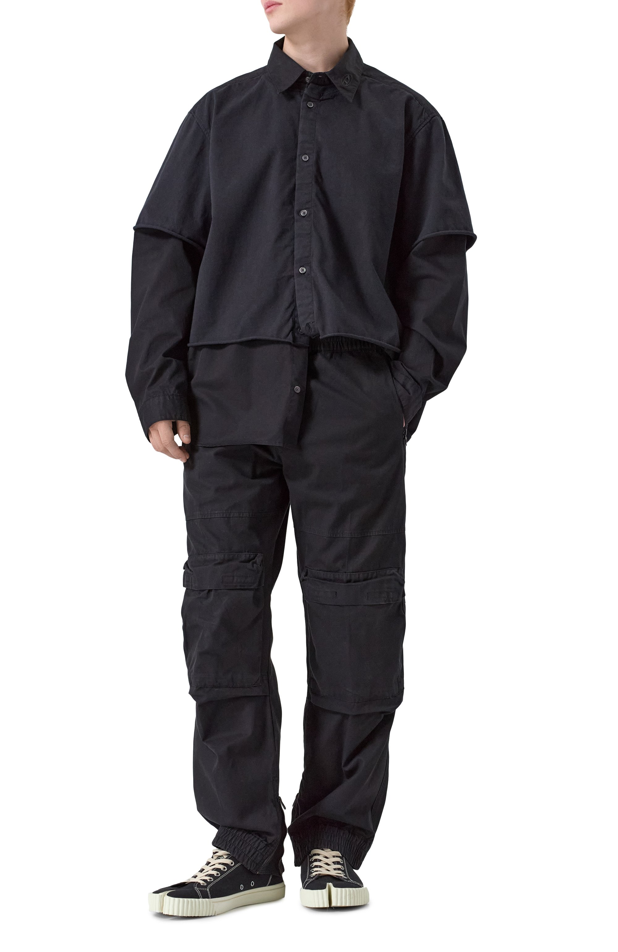 Хлопковая рубашка DIESEL, арт. A16199/0KNAI, фото 2