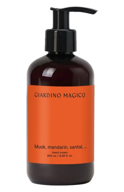 Женского питате�льный крем для рук musk, mandarin, santal, … (250ml) GIARDINO MAGICO, арт. 4660222282187