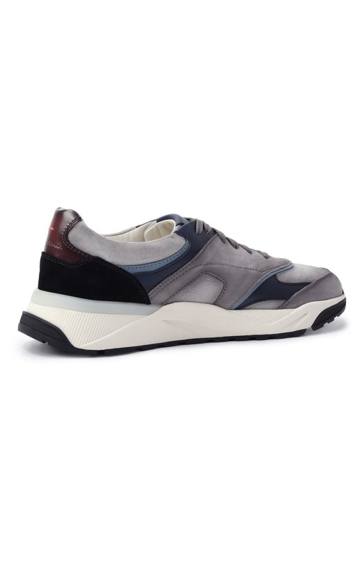 Кожаные кроссовки Innova Santoni MBIG22112BINGXUB Серый  MBIG22112BINGXUB Фото 5