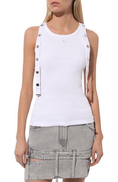 Хлопковая майка THE ATTICO, арт. 241WCT229/J038, фото 3