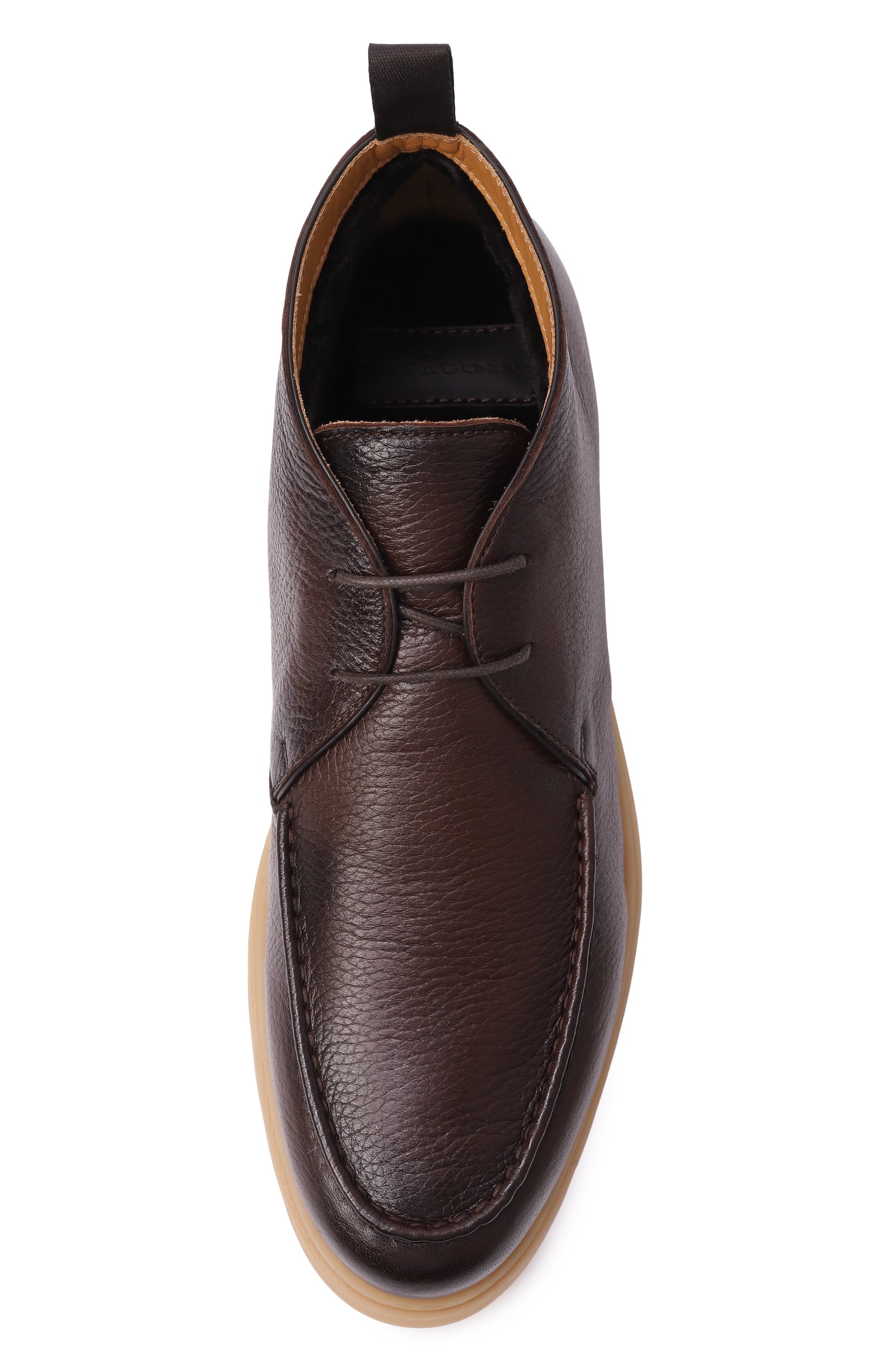 Кожаные ботинки KITON, арт. USSA377N0133702, фото 6