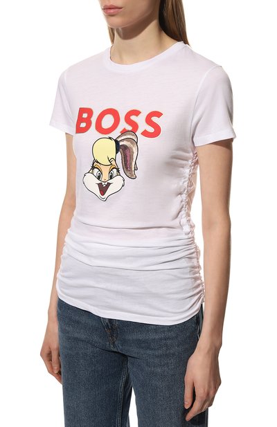 Хлопковая футболка looney tunes x boss BOSS, арт. 50484941, фото 3
