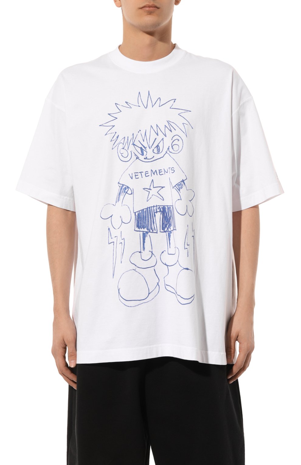 Хлопковая футболка VETEMENTS, арт. UE64TR340W, фото 6