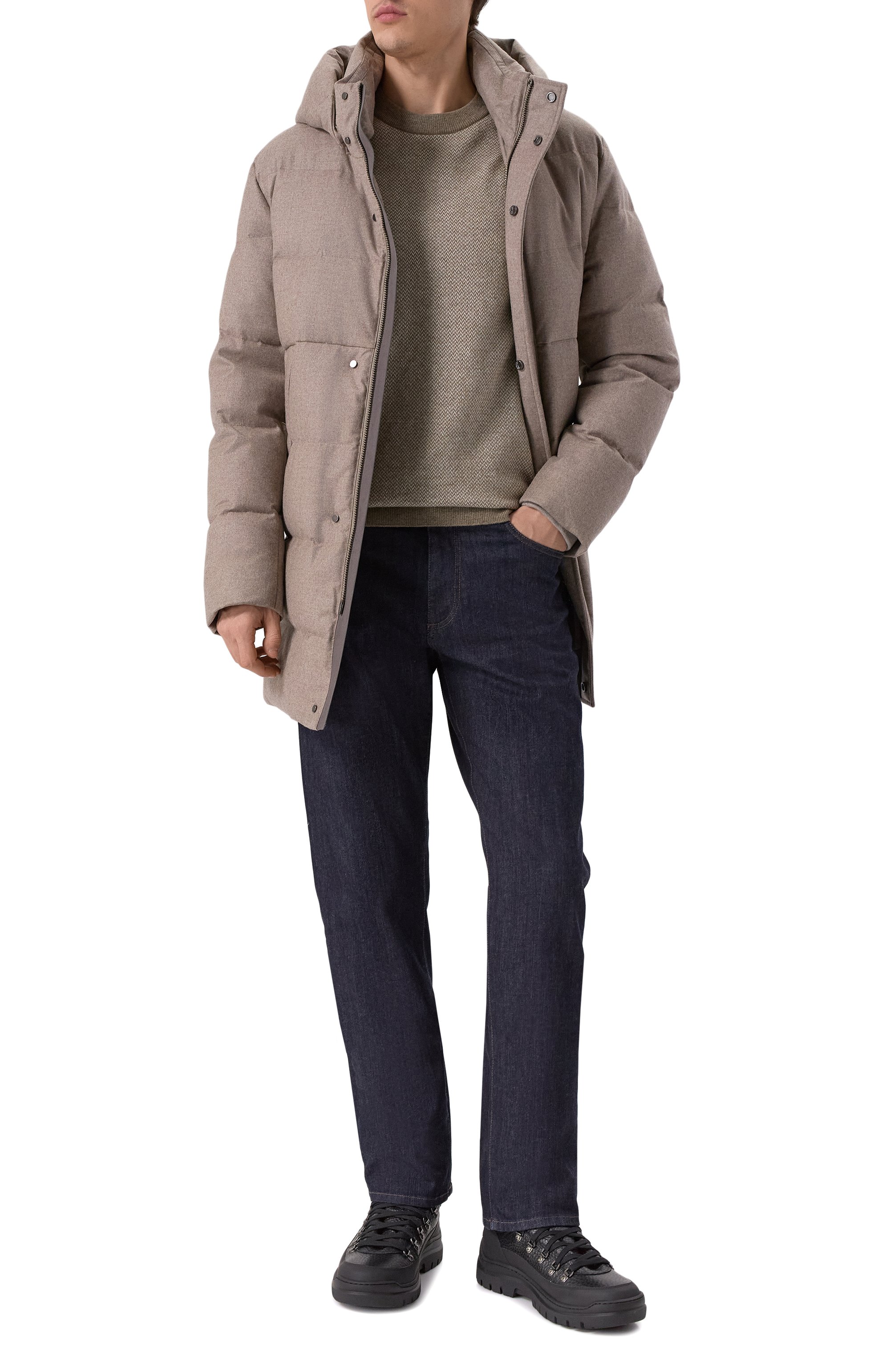 Джемпер из шерсти и хлопка BOSS, арт. 50549986, фото 2