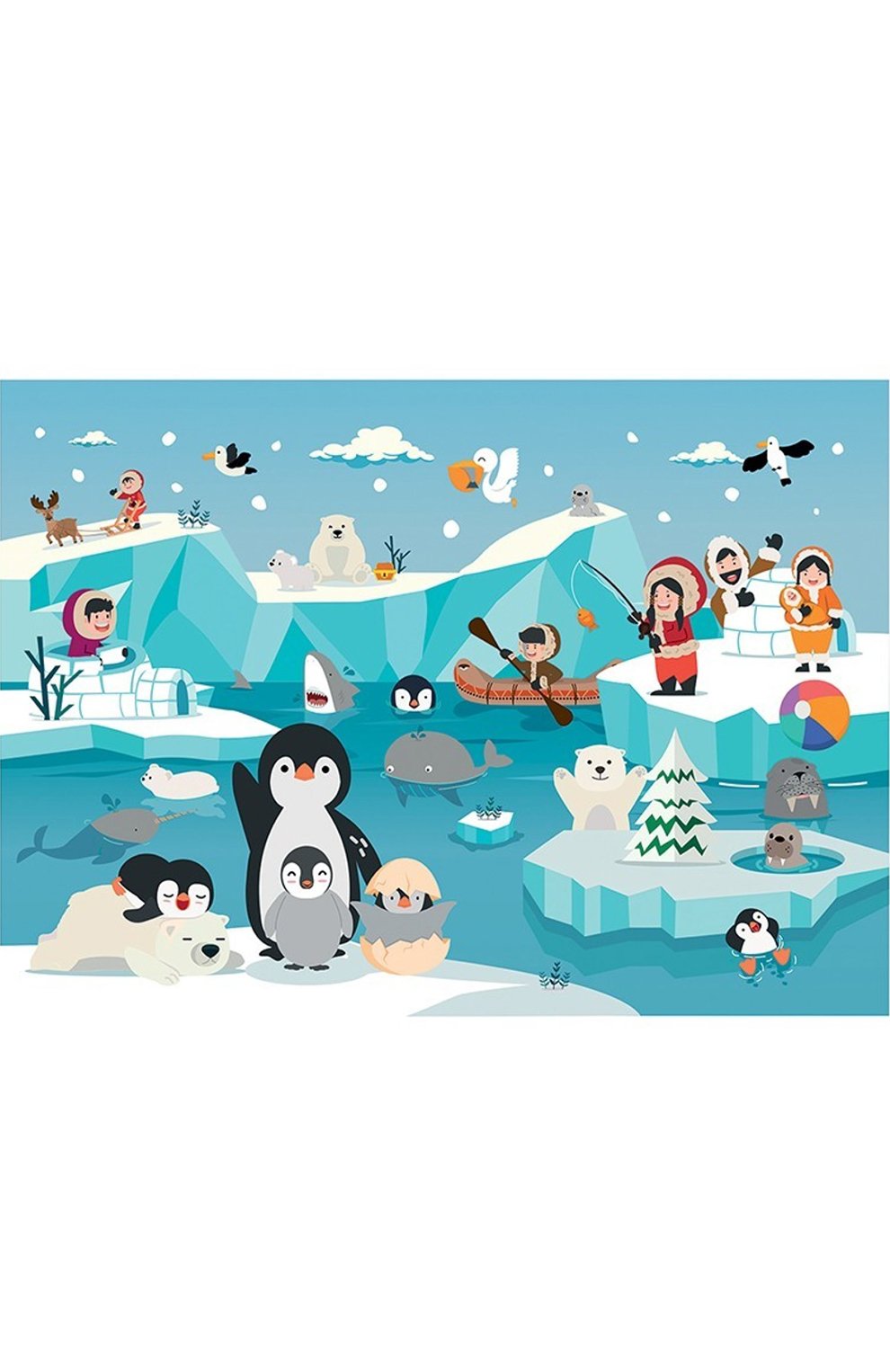 Пазл эскимосы SENTOSPHERE, арт. 7601, фото 2