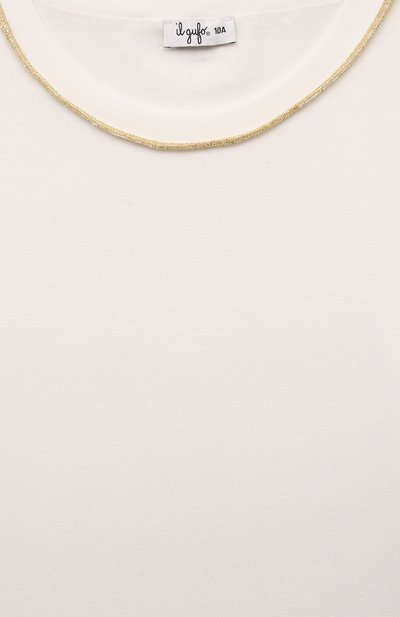 Хлопковый лонгслив IL GUFO, арт. A24TA361MF003/10A-14A, фото 3