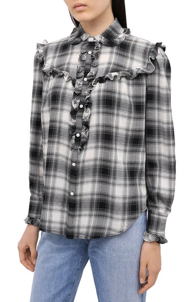 Рубашка из хлопка и вискозы POLO RALPH LAUREN, арт. 211801104, фото 3