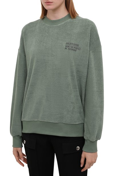 Хлопковый свитшот GOLDEN GOOSE DELUXE BRAND, арт. GWP01015.P000585, фото 3