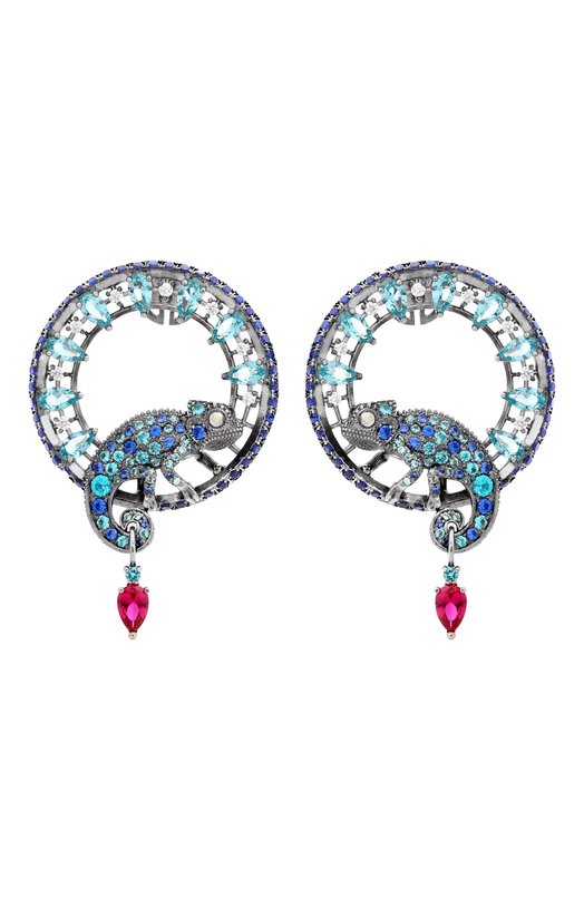 Серьги Chameleon Queensbee 201381 Голубой 201381