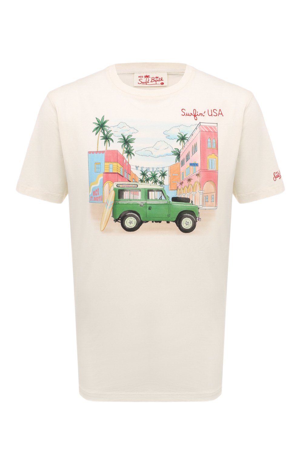 Хлопковая футболка MC2 SAINT BARTH, арт. STBM TSHIRT MAN/TSHM001/02203B, фото 1