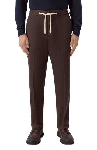 Брюки из шерсти и кашемира MARCO PESCAROLO, арт. CARACCI0L0/52Y11, фото 3