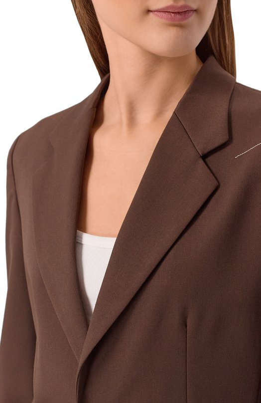 Жакет MM6 S52BN0141/S47848 Коричневый  S52BN0141/S47848 Фото 5