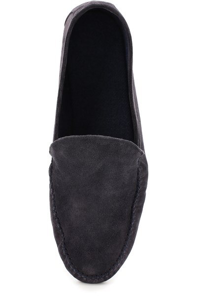 Замшевые домашние слиперы maurice LORO PIANA темно-синего цвета по цене 57500 руб., арт. FAC5526, фото 5 Замшевые домашние слиперы maurice LORO PIANA, арт. FAC5526, фото 5