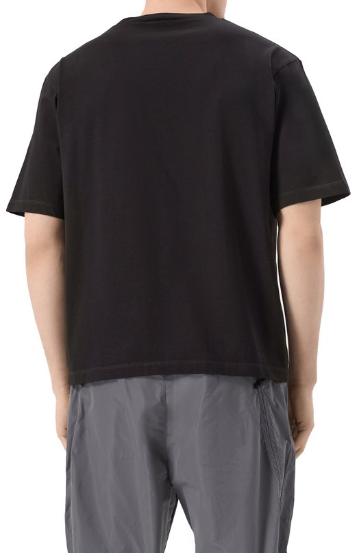 Хлопковая футболка Dsquared2 S79GC0096/D20033 Чёрный  S79GC0096/D20033 Фото 4