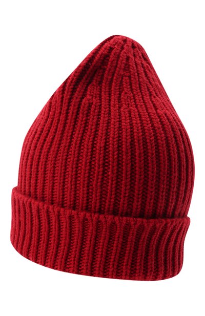 Шапка из шерсти и кашемира TEGIN красного цвета по цене 11850 руб., арт. CW5246, фото 3 Шапка из шерсти и кашемира TEGIN, арт. CW5246, фото 3