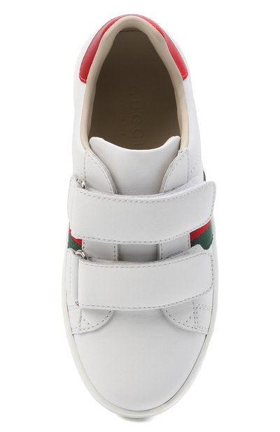 Кожаные кеды GUCCI, арт. 455448/CPWP0, фото 4