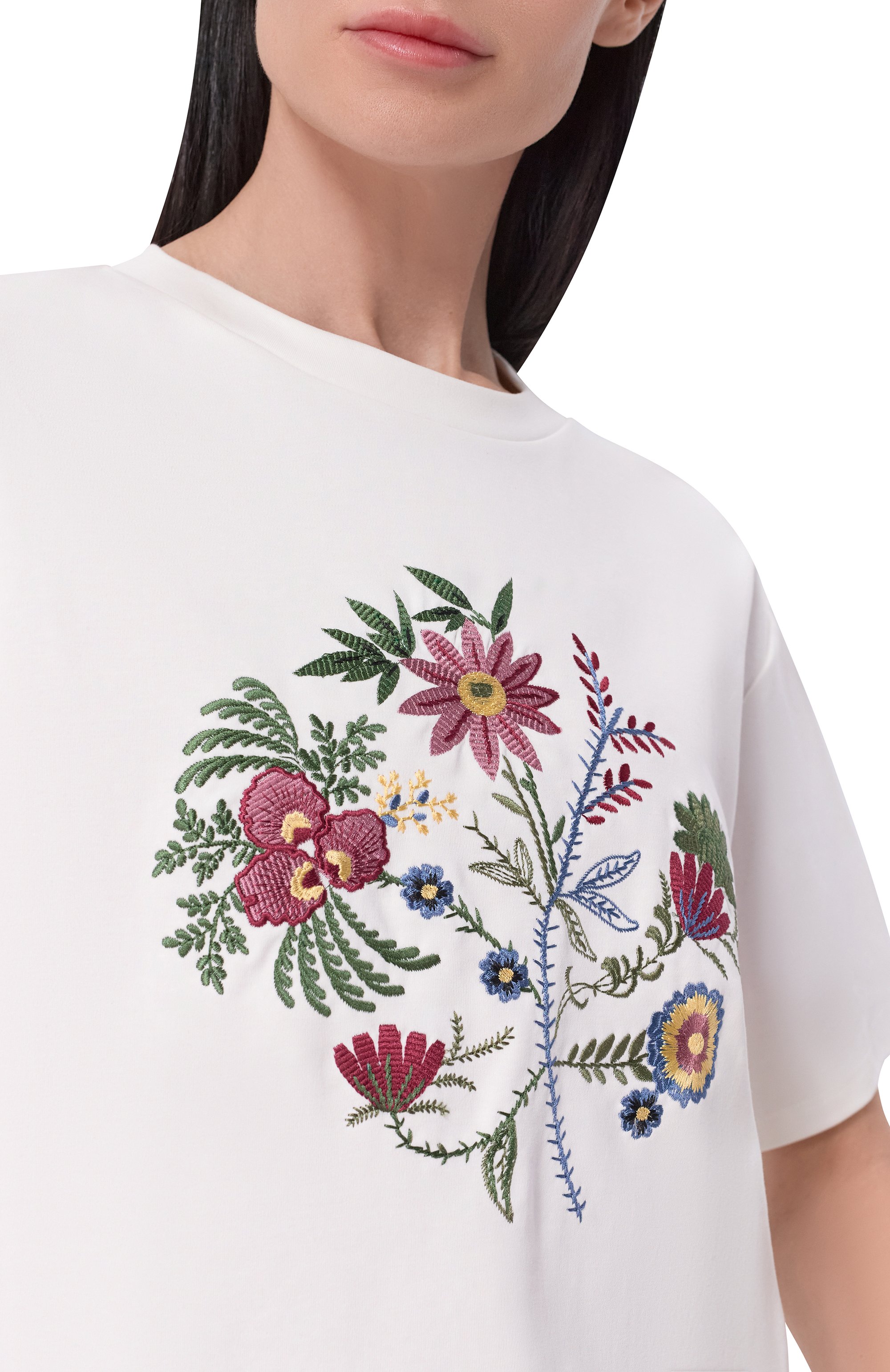 Хлопковая футболка WEEKEND MAX MARA, арт. WKDSABAT0, фото 5
