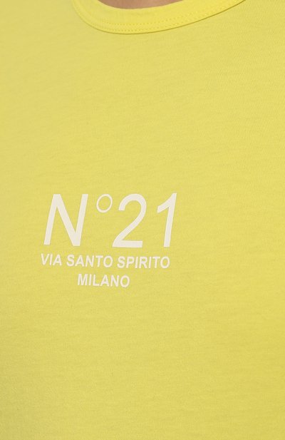 Хлопковая футболка N21, арт. 22E N2M0/F051/6322, фото 5