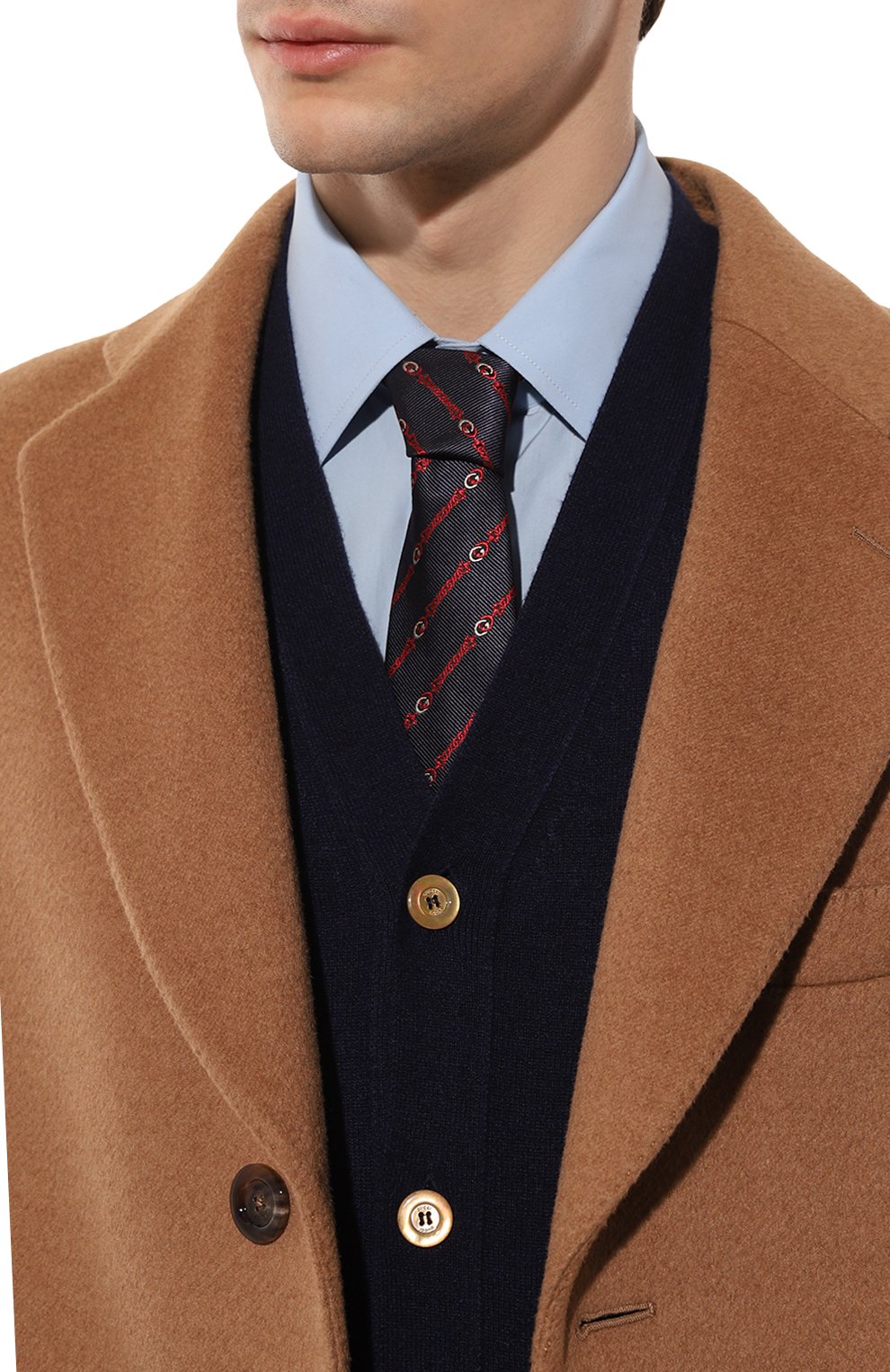 Шелковый галстук GUCCI, арт. 660045 4E002, фото 2