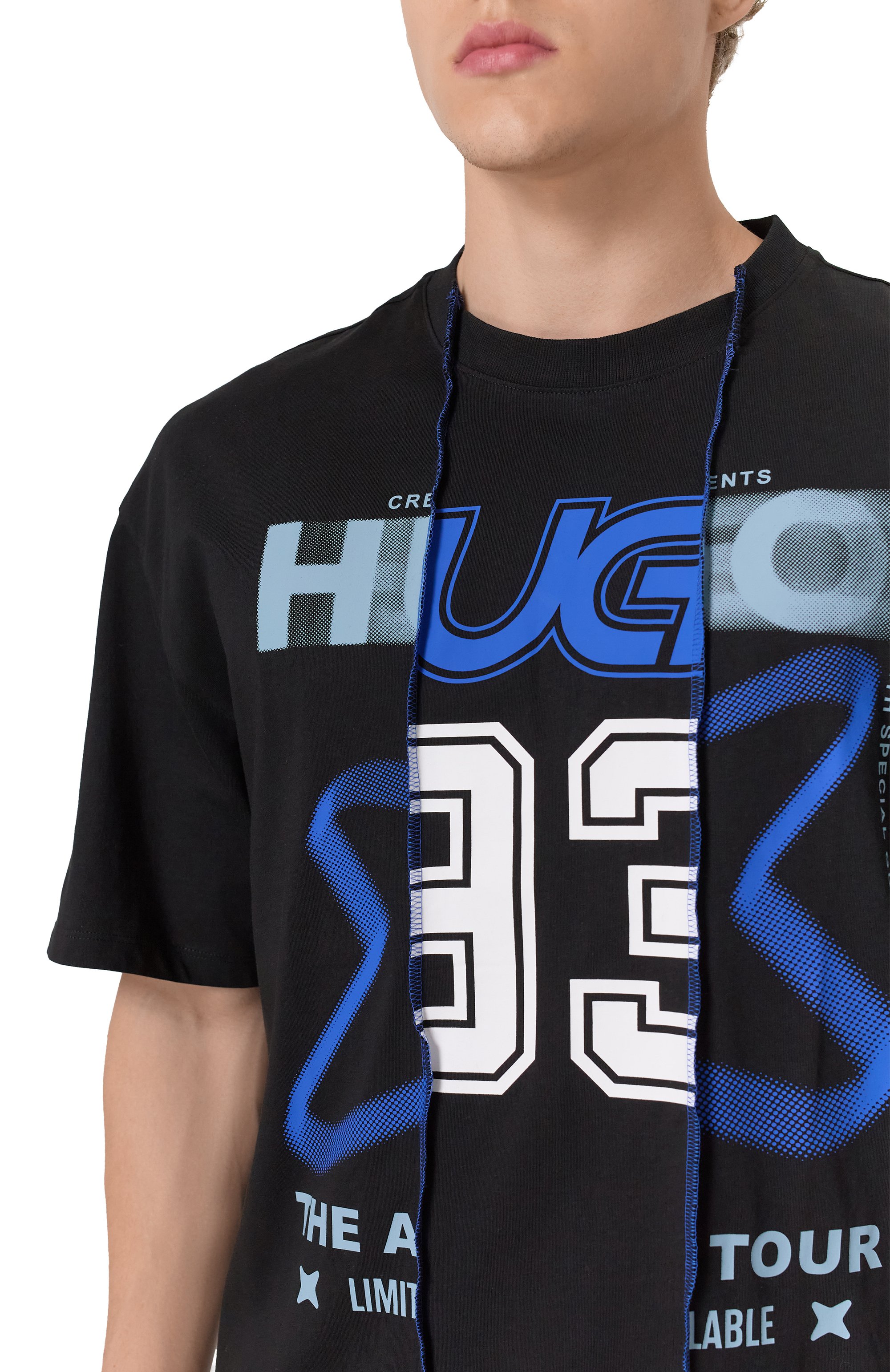 Хлопковая футболка HUGO BLUE, арт. 50544182, фото 5