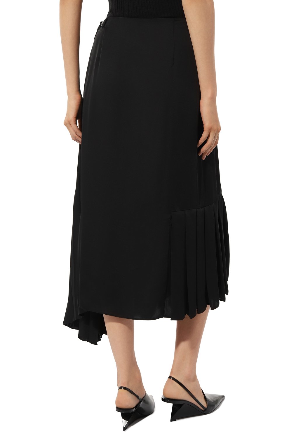 Юбка с отделкой перьями PRADA, арт. P198NP-1Q9I-F0806-191, фото 4