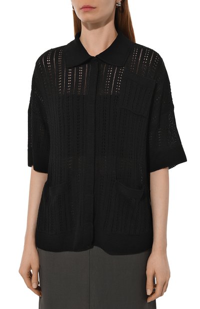 Рубашка из шелка и хлопка FREEAGE, арт. S24.JK077.6010.900, фото 3