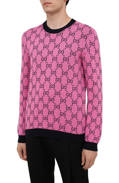 Свитер из шерсти и хлопка GUCCI, арт. 661174/XKBXI, фото 3