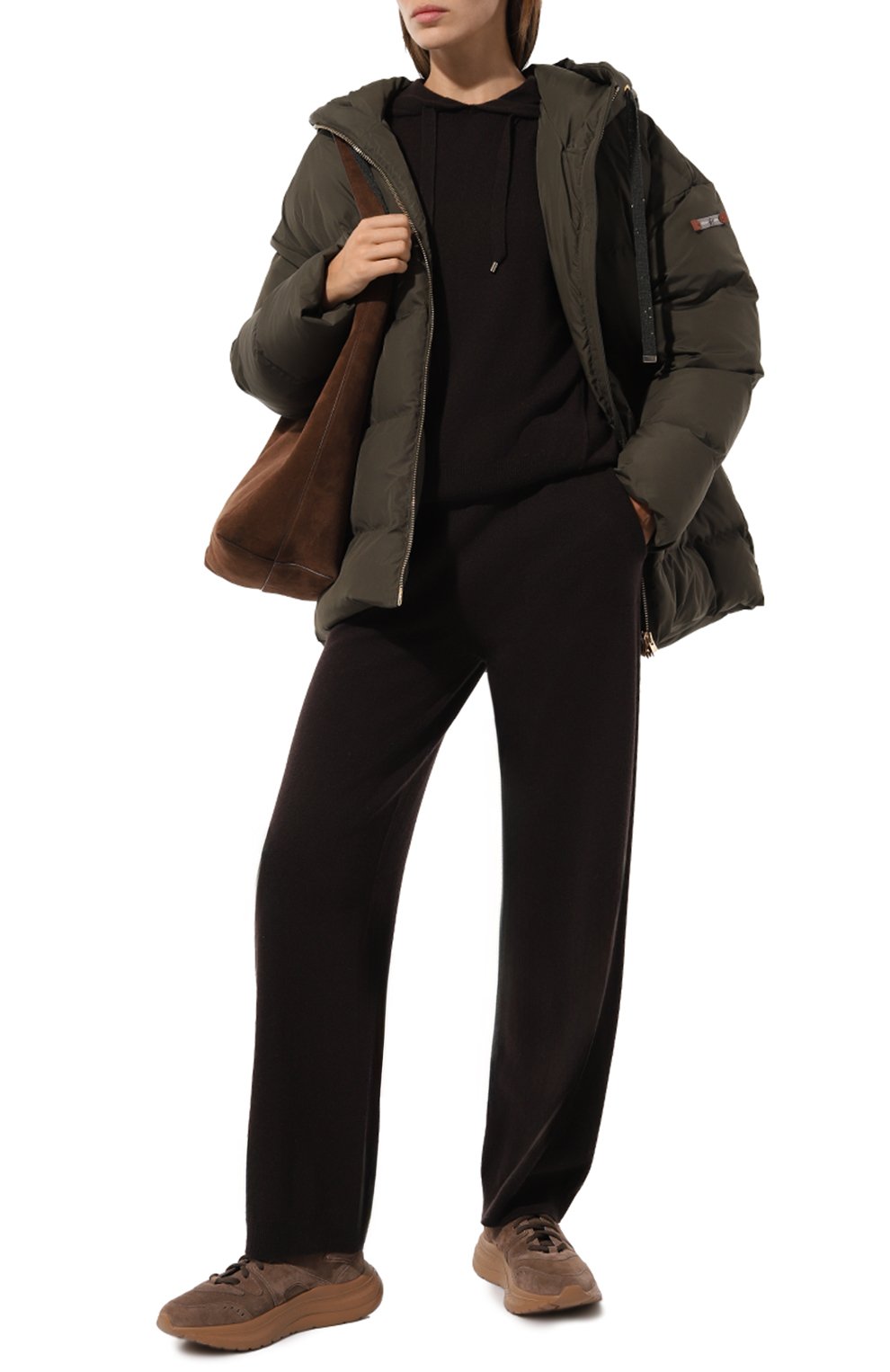 Джоггеры из шерсти и кашемира LORENA ANTONIAZZI, арт. A24138PM02A/2472, фото 2