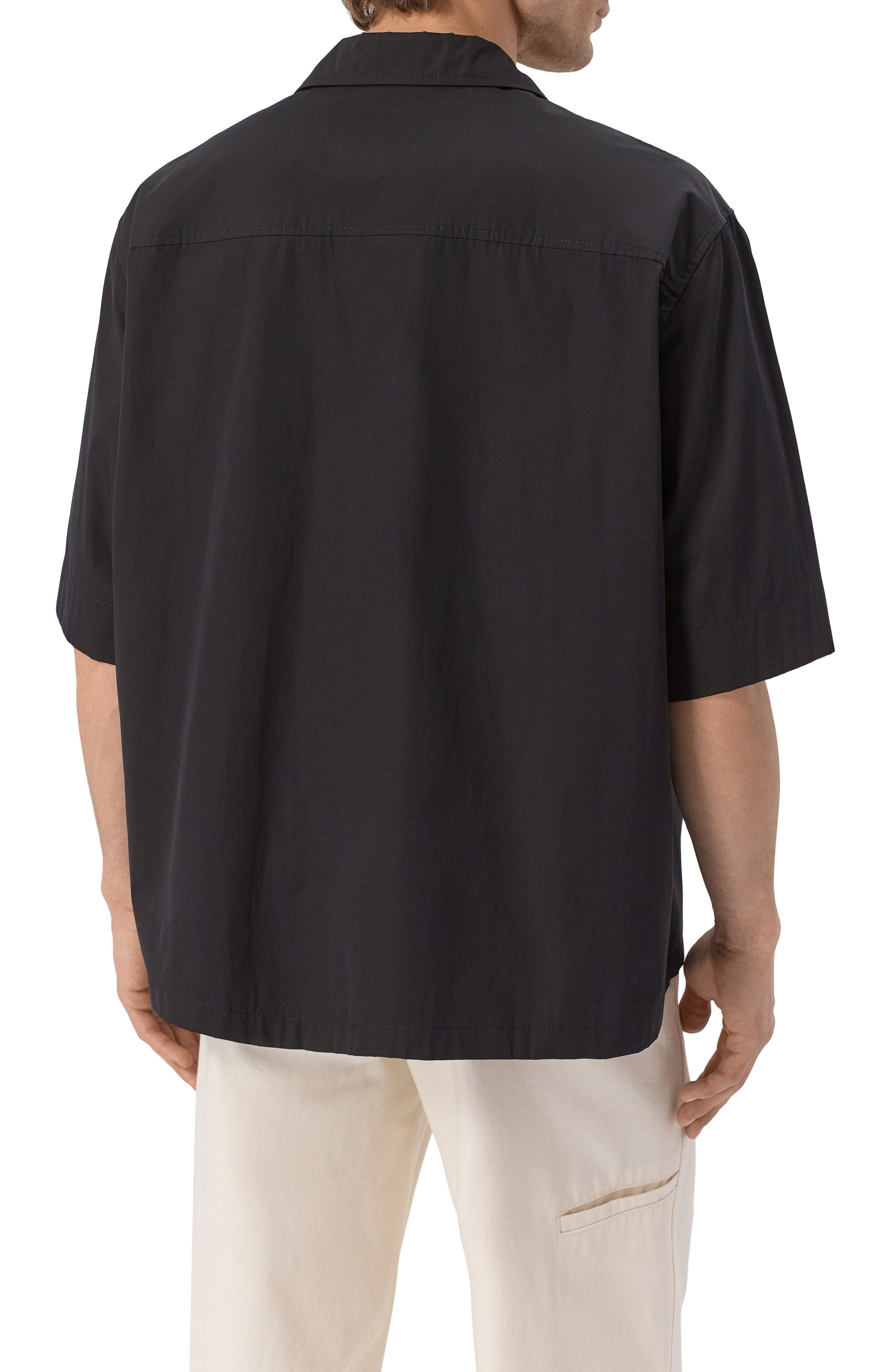 Хлопковая рубашка JIL SANDER, арт. J47DL0166/J45292, фото 4