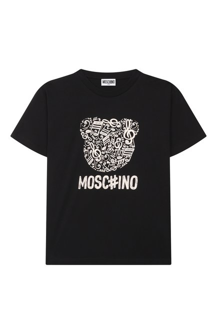 Хлопковая футболка MOSCHINO, арт. HQM05G/LAA10/10-14