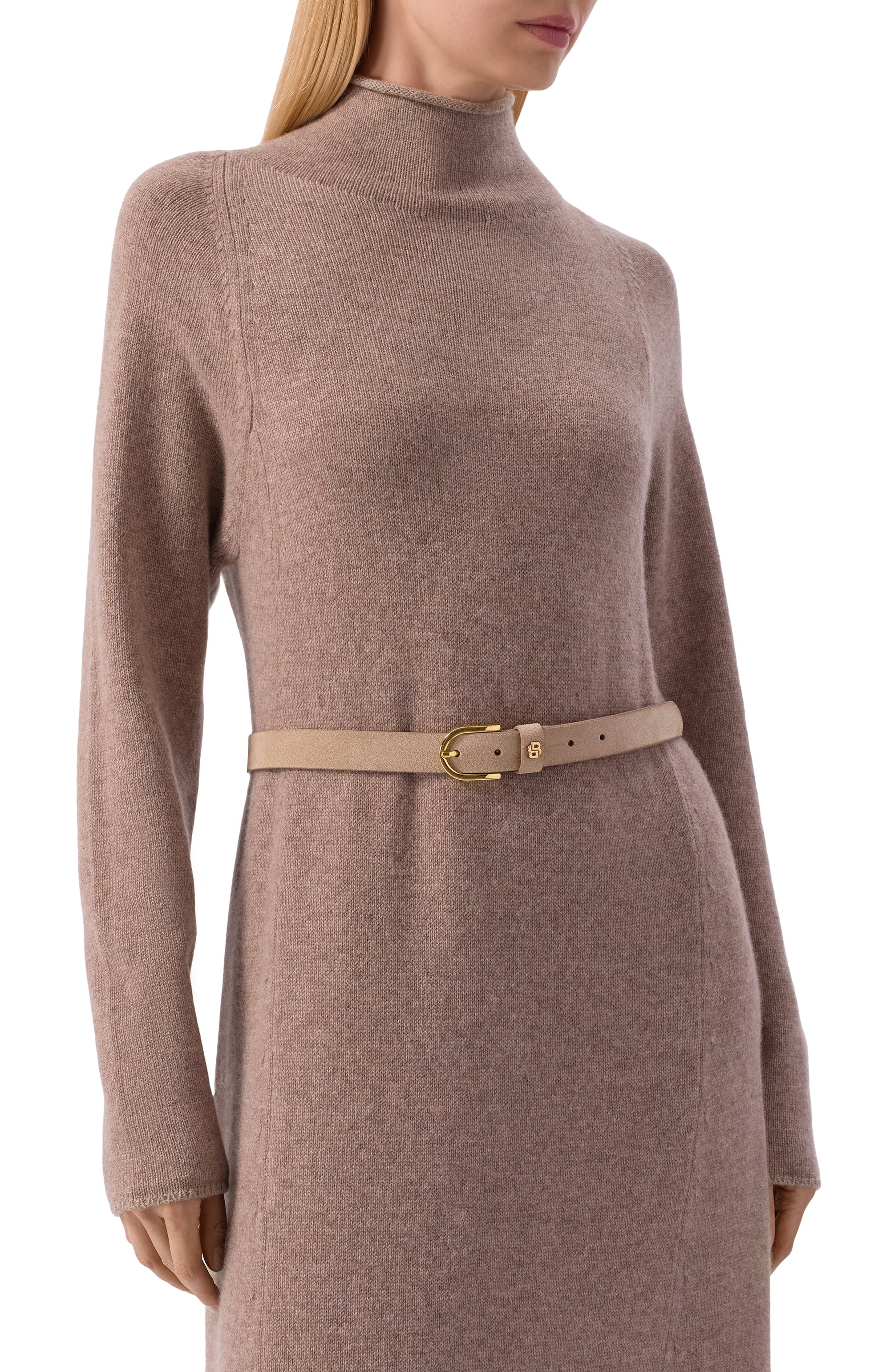 Замшевый ремень BOSS бежевого цвета по цене 11950 руб., арт. 50522643, фото 2 Замшевый ремень BOSS, арт. 50522643, фото 2