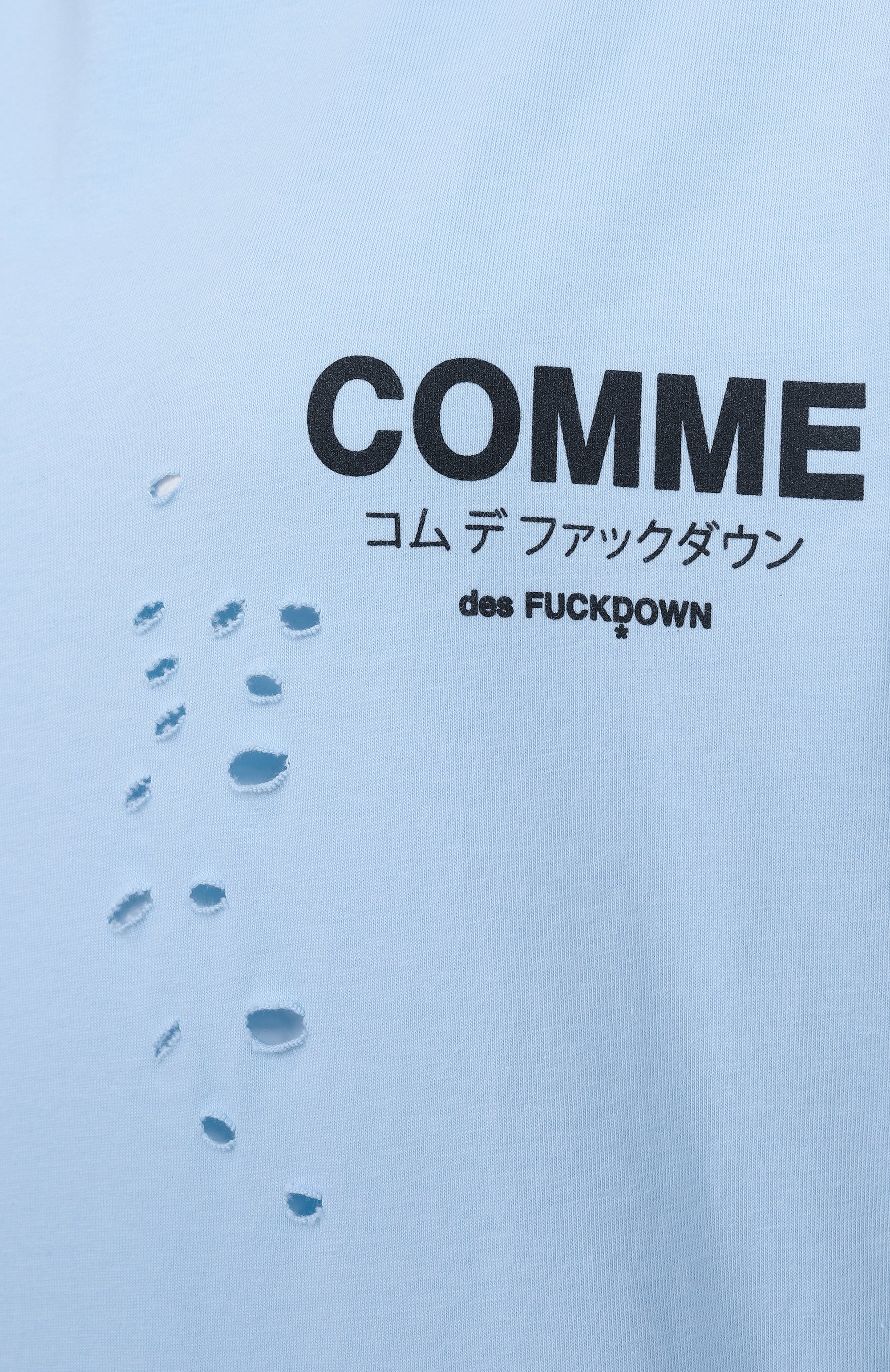 Хлопковая футболка COMME DES FUCKDOWN, арт. CFABW01310, фото 6