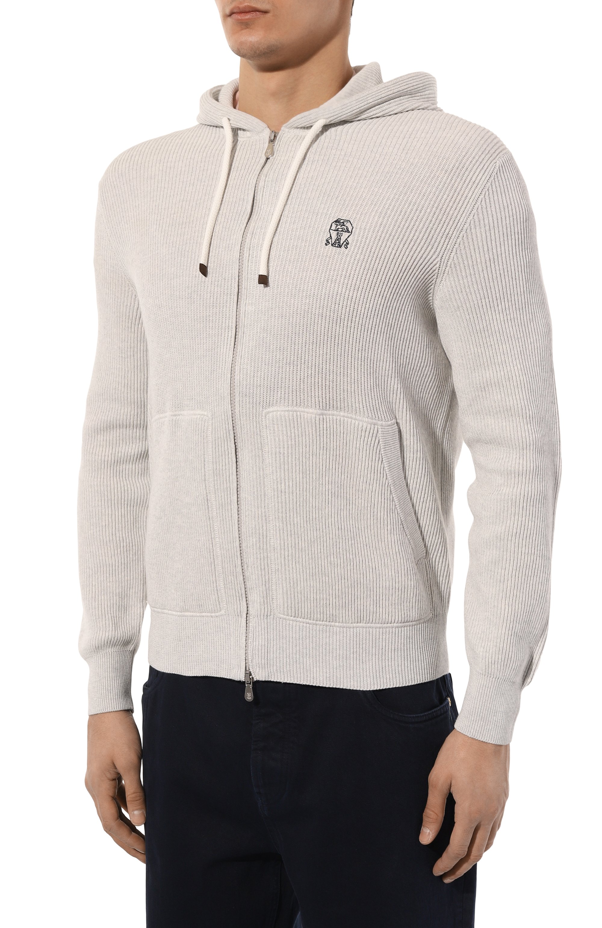 Хлопковый кардиган BRUNELLO CUCINELLI, арт. M2920B2311, фото 3