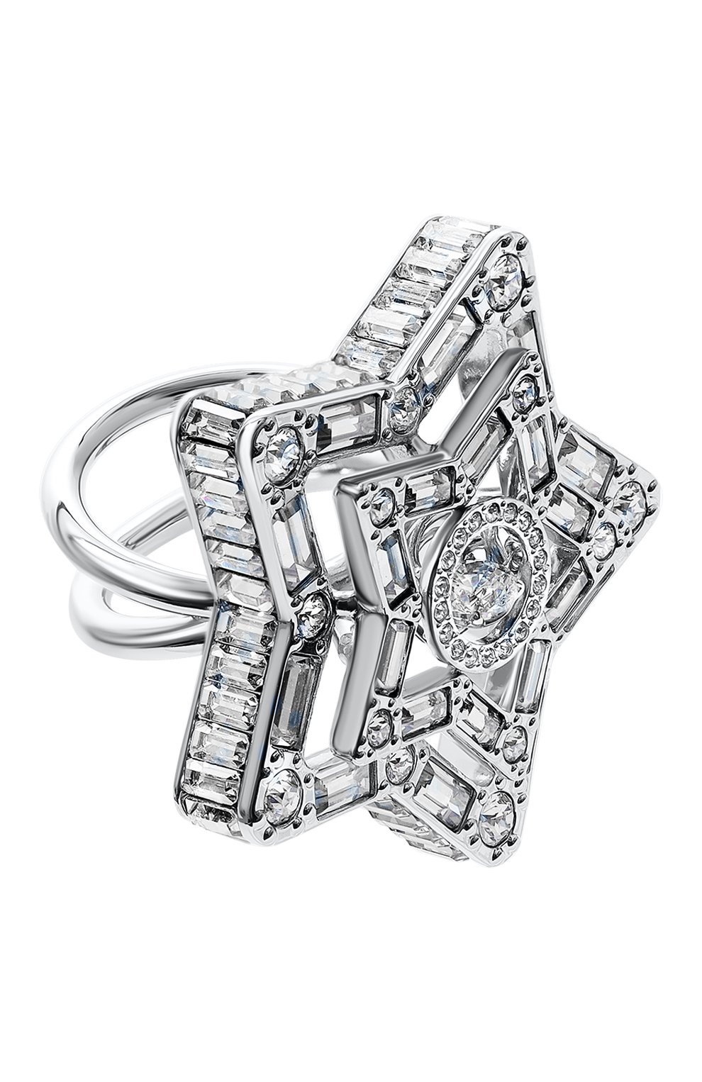 Кольцо stella SWAROVSKI серебряного цвета по цене 43300 руб., арт. 5626370, фото 1 Кольцо stella SWAROVSKI, арт. 5626370, фото 1